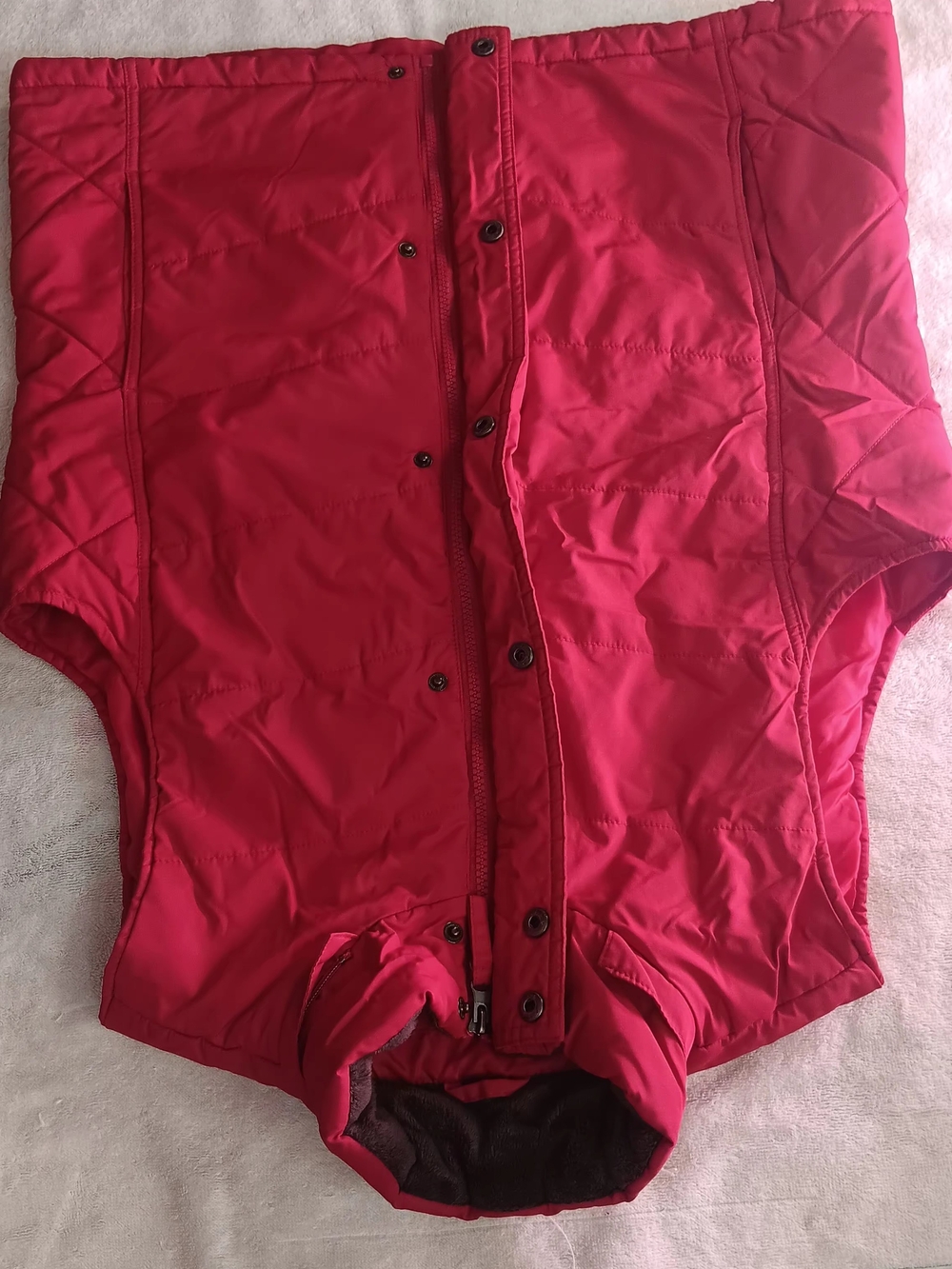 Van Heusen Bright Red Quilted Puffer Vest